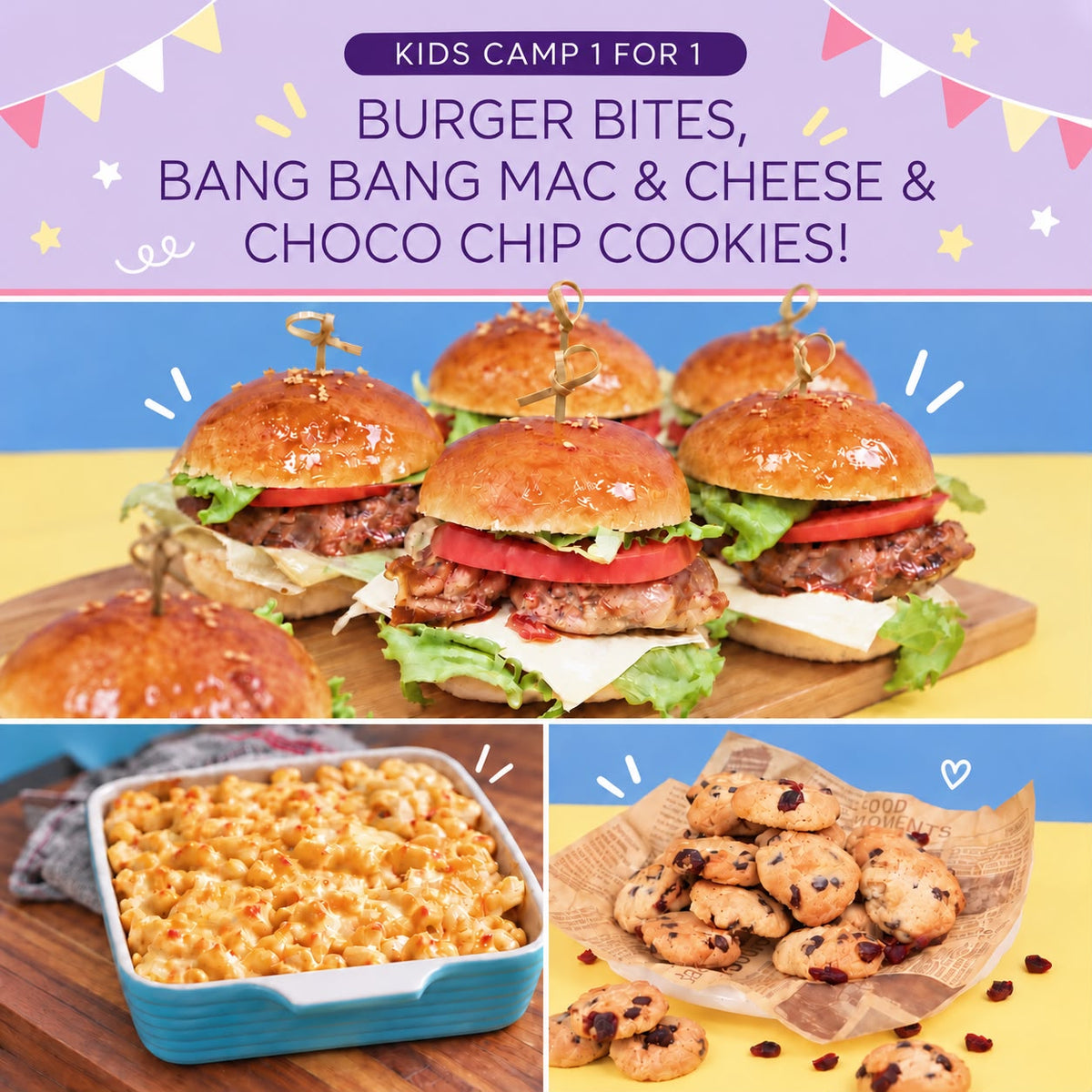 SCHOOL HOLIDAY KIDS BAKING BOOTCAMP (1-FOR-1) COMBO (