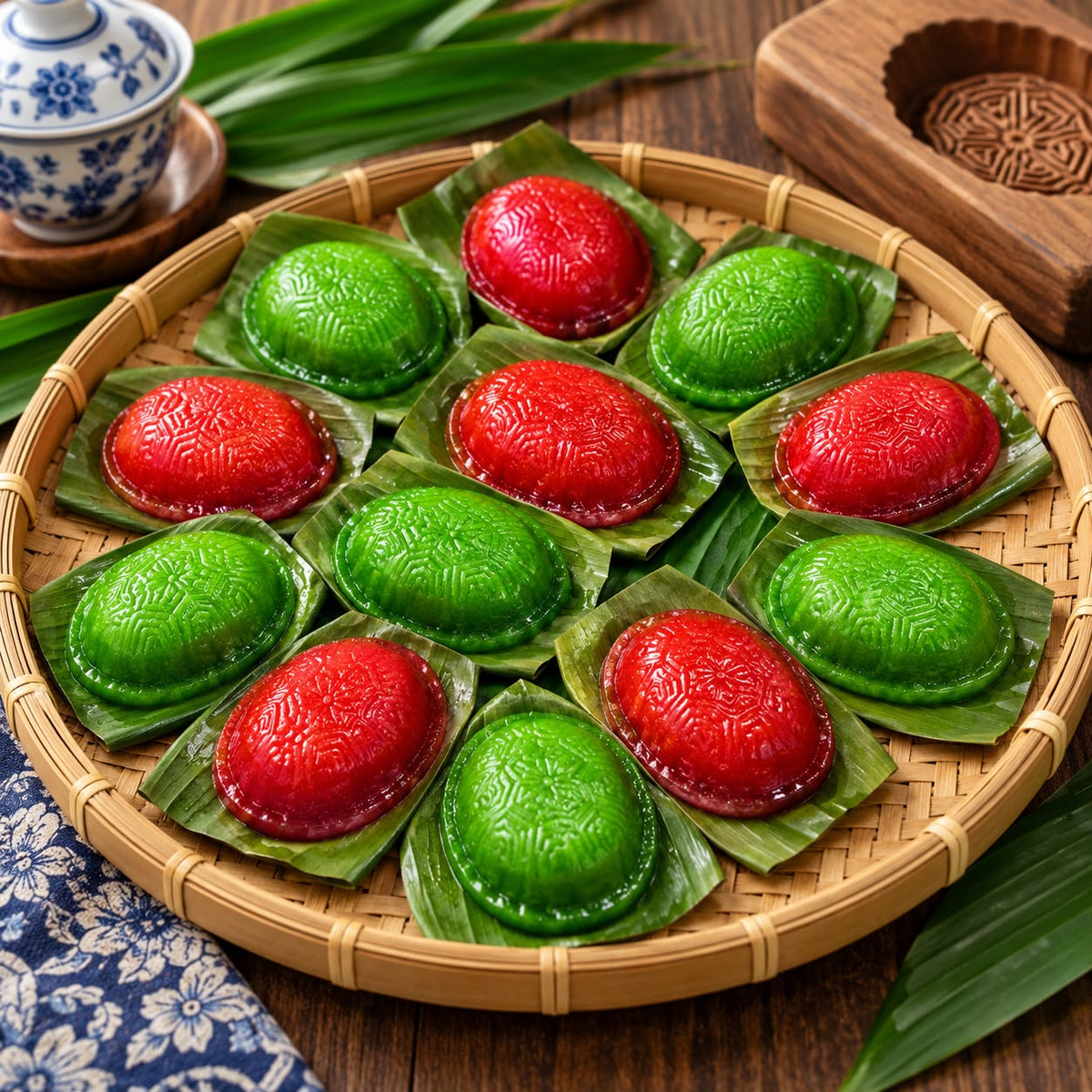Ang Ku Kueh Trio - 3 Flavours (