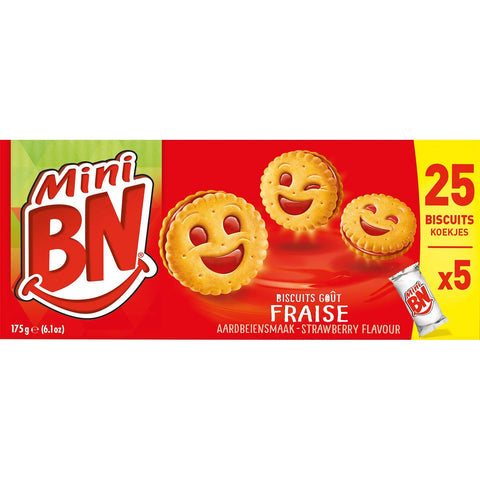 MINI STRAWBERRY BISCUITS 175G (#116440)