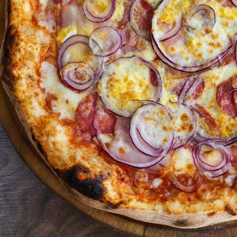 Smoked Duck Pizza & 5 Cheese Pinsa (#PIZZA1)