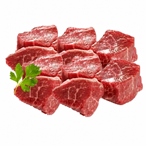 ORGANIC BEEF CUBES FOR STEWING 250G (#123370)