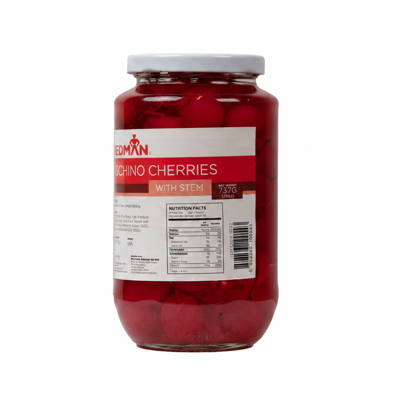 MARASCHINO CHERRY- RED 26OZ (