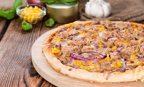 Tuna Pizza & Mushroom Truffle Pinsa (#PIZZA2)