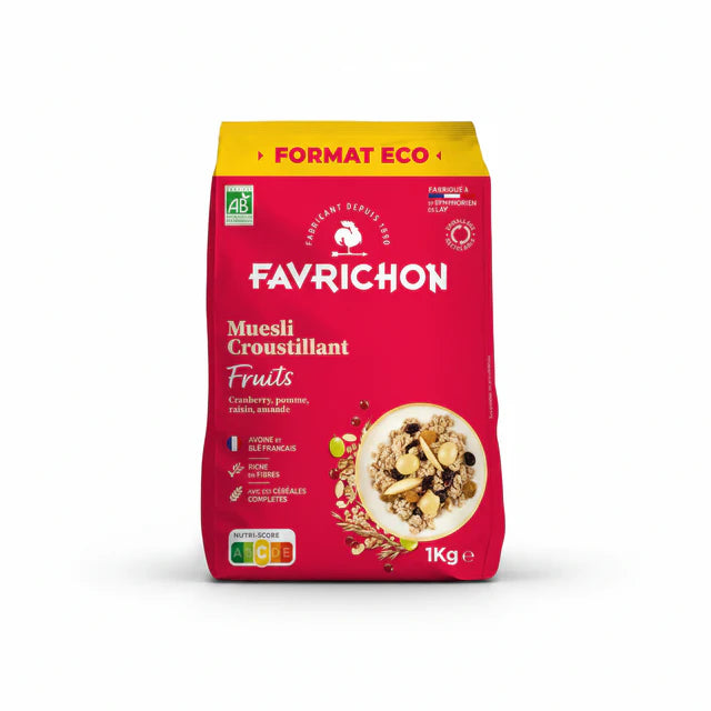 ORGANIC CRUNCHY FRUIT MUESLI 1KG (