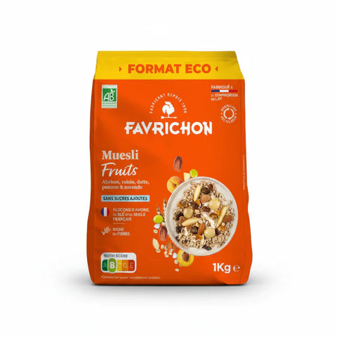 ORGANIC FRUITS NUTS MUESLI 1KG (#122165)