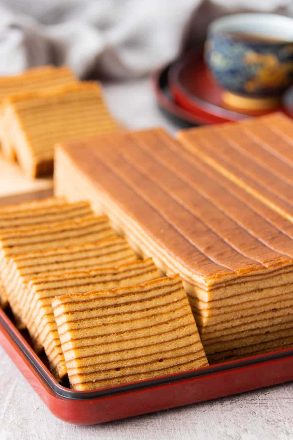 Traditional Indonesian Style Lapis Cake (