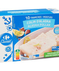 TRANCHES DE FILETS DE COLIN D'ALASKA