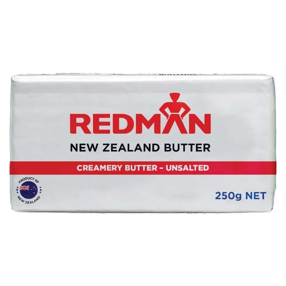 BUTTER UNSALTED SWEET CREAM/REDMAN 250G (CARX40PCX250G) (